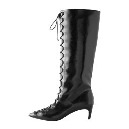 Next Cizme cu șireturi 'Forever Comfort' negru
