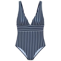 s.Oliver Costum de baie întreg albastru închis / alb
