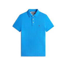 TOMMY HILFIGER Tricou 'CORE 1985' azuriu