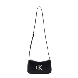 Calvin Klein Geantă de umăr negru / alb
