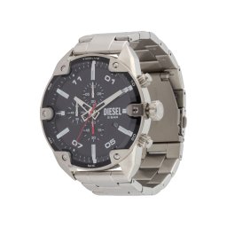 DIESEL Ceas analogic negru / argintiu
