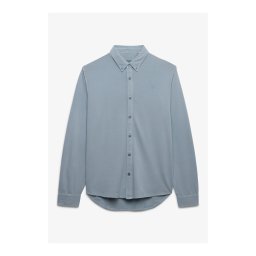 Superdry & Co Cămașă 'Vintage Destroy' albastru deschis