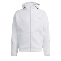 ADIDAS SPORTSWEAR Bluză cu fermoar sport 'Z.N.E.' gri deschis