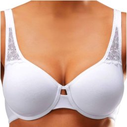PETITE FLEUR Sutien negru / alb