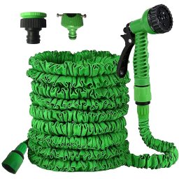 Furtun Extensibil Creponat 15m MAGIC HOSE VERDE