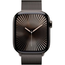 Smartwatch Watch 10 GPS + Cellular, Carcasa Titanium Slate Case 42mm, Milanese strap slate