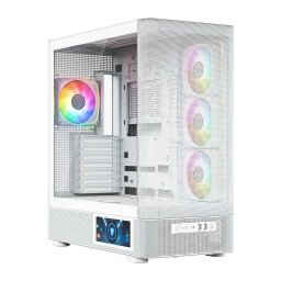 Carcasa Obudowa Modecom Volcano AQ400 ARGB MIDI biała
