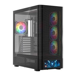 Carcasa Obudowa Modecom Volcano AQ500 ARGB MIDI czarna