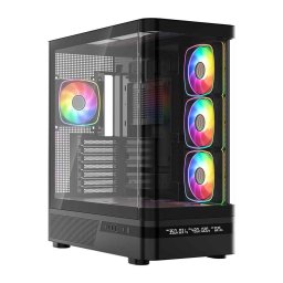 Carcasa Obudowa Modecom Volcano AQ200 ARGB MIDI czarna