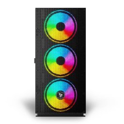 Carcasa SAVIO PC Case Raptor X1 ARGB Glass/Mesh Black