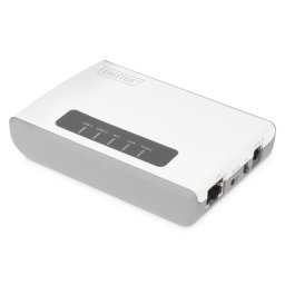 Print server 2 Port USB 2.0 Wireless Multi-Functional Network Server, 300 Mbps