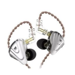 Casti ZAR NO MIC in-ear Silver