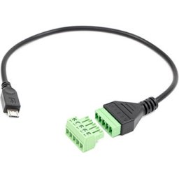 micro usb to 5 terminal add-on pentru shelly the pill - interfata de conectare universala pentru senzori si automatizari