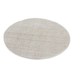 Covor Rotund Belgian Fargo 71501-050, Marime 120 x 120 cm, Crem, Inaltime Fir 7 mm, Antialergic, Polipropilena, Living, Dormitor, Sufragerie, Copii