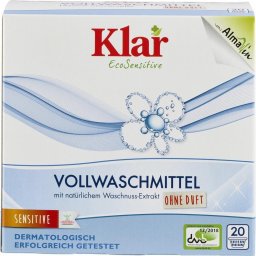 Detergent pentru rufe cu nuci de sapun fara parfum 1.1kg Klar