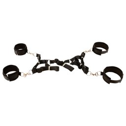 Fetish Fantasy - set de legături pentru pat - negru