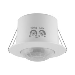 Osram - Senzor de mișcare încastrat 360° FLUSH 230V, alb