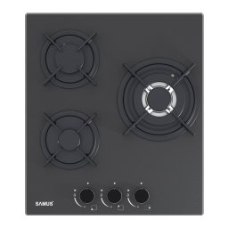Plită Incorporabilă Samus PSG-43SMGN1 | 45cm, Negru, 45x51x10cm