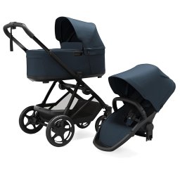 Carucior 2 în 1 Thule Charm Sport cu landou, Darkest Blue