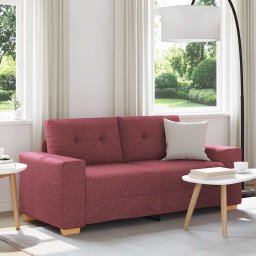 Canapea extensibila, culoare rosu-vin, 180x77x82 cm, material textil GartenMobel Dekor