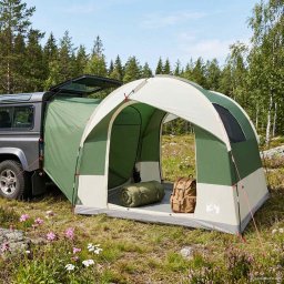 Cort de tailgate cu plasa de protectie rezistent la apa Verde GartenMobel Dekor