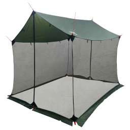 Cort de camping cu pereti din plasa Verde Army GartenMobel Dekor
