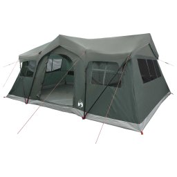 Cort de Familie Verde Army 487 x 340 x 216 cm Poliester si otel GartenMobel Dekor