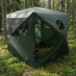 Cort de vanatoare cu acoperis Verde Army 143 x 143 x 165 cm GartenMobel Dekor