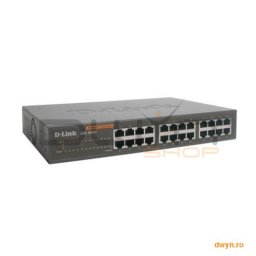 D-Link, Switch Desktop / Rack mount 24 porturi 10/100/1000