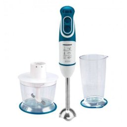 Mixer vertical Heinner Charm HB-600BL, 600W, 5 viteze, functie Turbo, tel, tocator, alb/albastru
