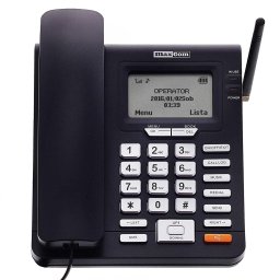 Telefon fix Maxcom Comfort MM28DHS DECT, 2G, SIM, Negru