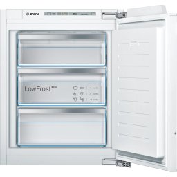 Congelator incorporabil Bosch GIV11AFE0, 72L, Clasa E, H 71.2 cm, Argintiu