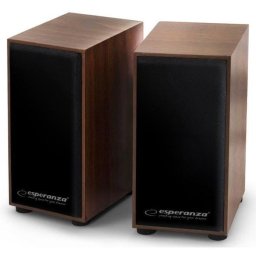 Boxe Esperanza EP122 Folk, 2.0, 2 x 3 W, Negru/Maro