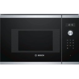 Cuptor cu microunde incorporabil Bosch BFL524MS0, 20 l, 800 W, 7 programe, Control digital, Negru