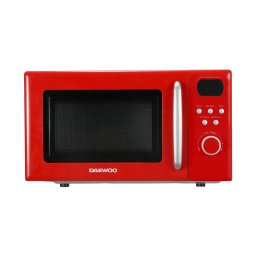 Cuptor cu microunde Daewoo KOR-6S2BR-2, 20L, 700W, Rosu