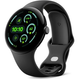 Ceas inteligent / Smartwatch Google Pixel Watch 3, 45mm, Obsidian-Black
