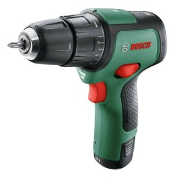 Masina De Gaurit Cu Percutie Bosch, Cu Acumulator, 2 Trepte De Putere, EasyImpact 12 Plus Cap Surubelnita, Verde/Negru