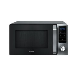 Cuptor cu microunde Vivax MWO-2079BG, 20 l, 700 W, Afisaj Digital, Control Digital, Functie Grill, Negru-Argintiu