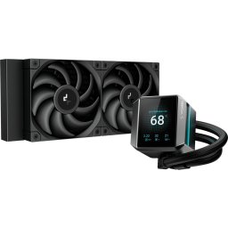 Racitor lichid all-in-one, DeepCool MYSTIQUE 240, 500-2150 RPM, Negru