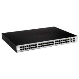 Switch D-Link DGS-1210-48/E, Layer 2, 48 porturi Gigabit, 4 SFP Combo, Management