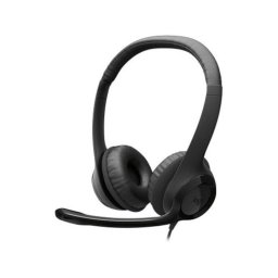 Casti cu fir Logitech H390, USB-C, Microfon, Negru