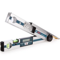 Nivela electronica pentru unghiuri (goniometru) Bosch GAM 220 MF, 0601076600, brat prelungitor, Argintiu