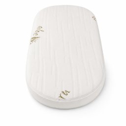 Saltea Dualnest ovala 83x47x10 cm in 3 straturi pentru pat co-slepper, 2 fete diferite, husa Jacquard Deluxe - ASC6427968020088