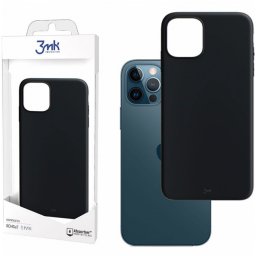 Husa TPU 3MK Matt Black pentru Apple iPhone 12 / iPhone 12 Pro
