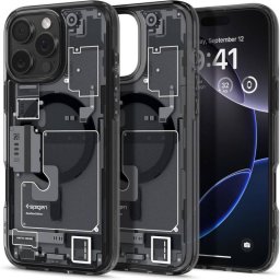 Husa Spigen Apple iPhone 16 Pro Ultra Hybrid Zero One Negru