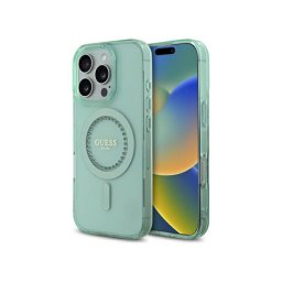 Husa Guess Apple iPhone 16 Pro IML Rhinestone Verde