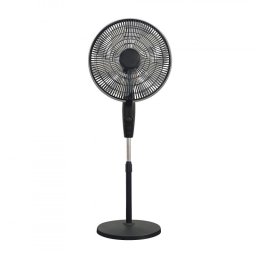 Ventilator Elite ETSF-0335, 45 W, 40 cm, 3 viteze, 5 pale, Ionizator, Negru