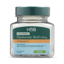 H&B Acid hialuronic 120mg cu Vitamina C 30 tablete