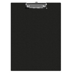 Accesorii birotica Clipboard simplu A5, plastifiat PVC, Q-Connect - negru