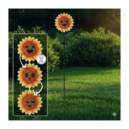 Globo 36590 - Lampă solară LED 200xLED/0,06W/3V IP44 floare